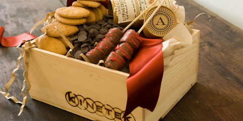 wooden gift crates