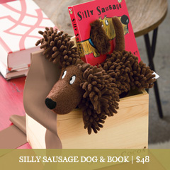Silly Sausage Dog & Book
