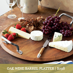Oak Wine Platter