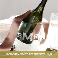 Monogrammed Ice Bucket