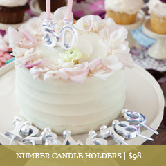 Number Candle holders