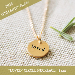 Loved Circle Necklace