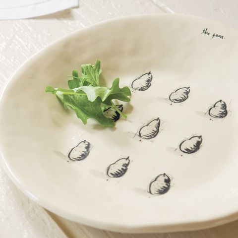 Pear Illustration Platter