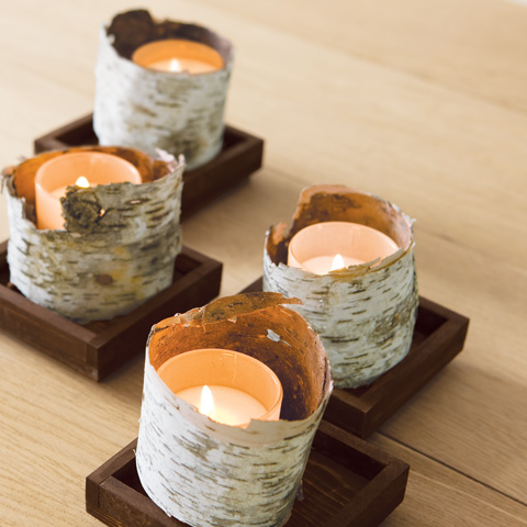 Bianco Aspen Candle Set