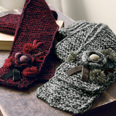 Yarn & Velvet Scarves