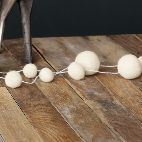 Snowball Garland