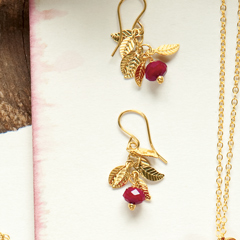 Red Berry Earrings