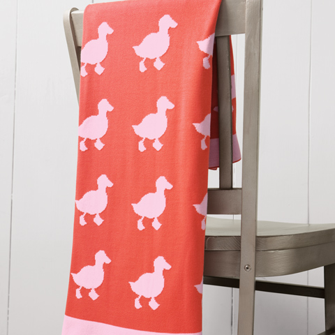 Duckie Knit Blanket