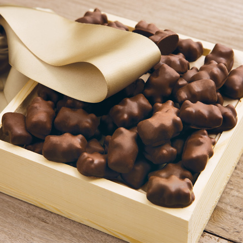 Crate of Chocolate Covered Cinnamon Bears