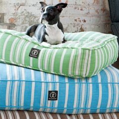 Striped Hemp Dog Beds
