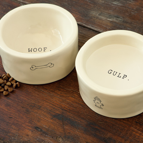 Woof & Gulp Doggy Bowls