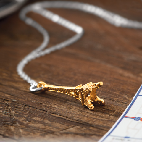 Eiffel Tower Charm Necklace
