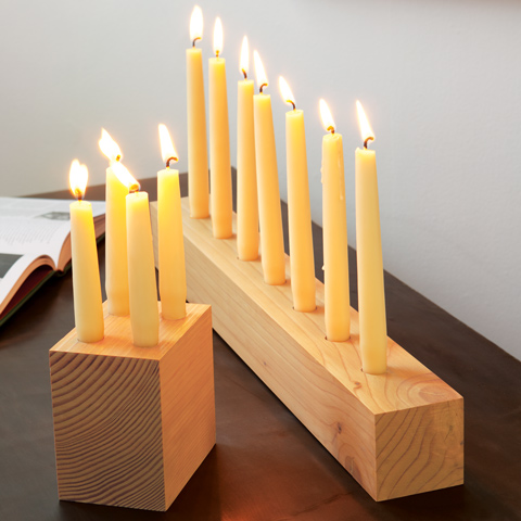 Scandinavian Candle Blocks