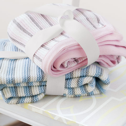 Piccolo Striped Blankets