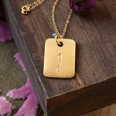 Love Tablet Necklace