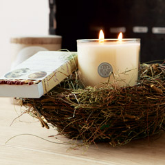 Sweet Grass Candle Nest & Matches