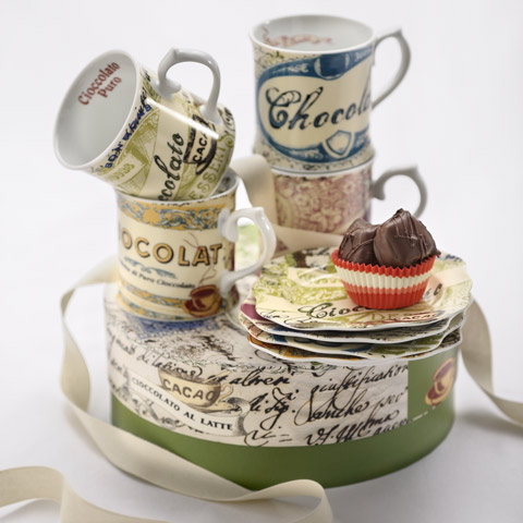 Plates or Mugs, Cioccolato Dolce Dessert