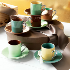 Mocha Mint Demitasse Set