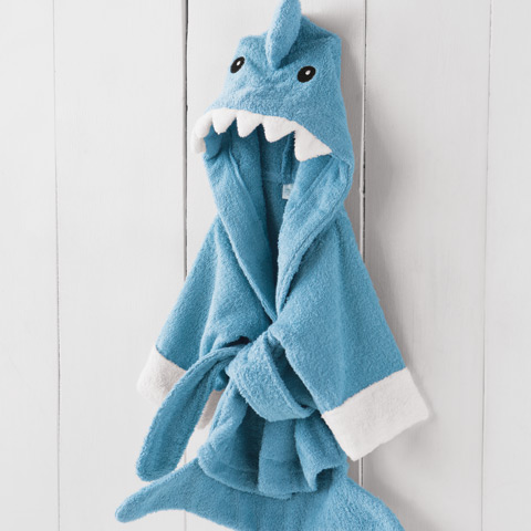Sharky Boy Blue Robe