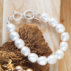 Baroque Swarovski Pearl Bracelet