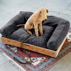 Emerson Grey Dog Bed