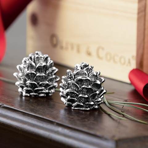 Pinecone Salt & Pepper Shakers
