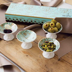 Arabesque Footed Serving Dishes
