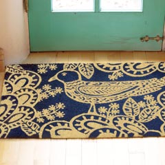 Blue Bird Doormat