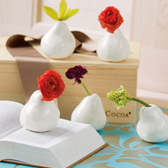 Porcelain Pear Vase