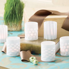 Blanc Votive Holders