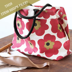 Zinnia Canvas Tote