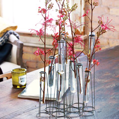 Iron Test Tube Vase