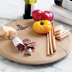 Round Oak Serving Platter