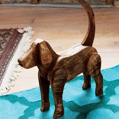 Oliver Wooden Dog
