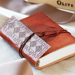 Hand Bound Leather Journal