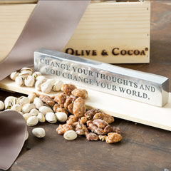 Inspirational Paperweight And Treats
