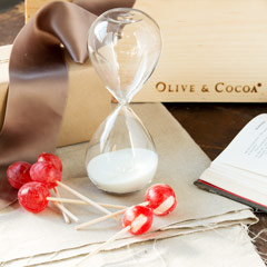 Nostalgic Hourglass & Sweets Crate