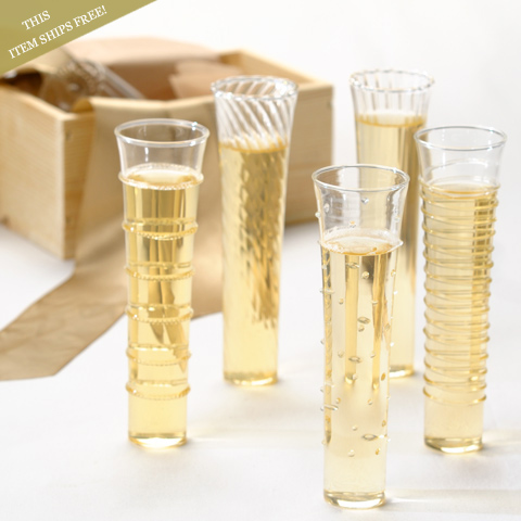 Dainty Champagne Flutes
