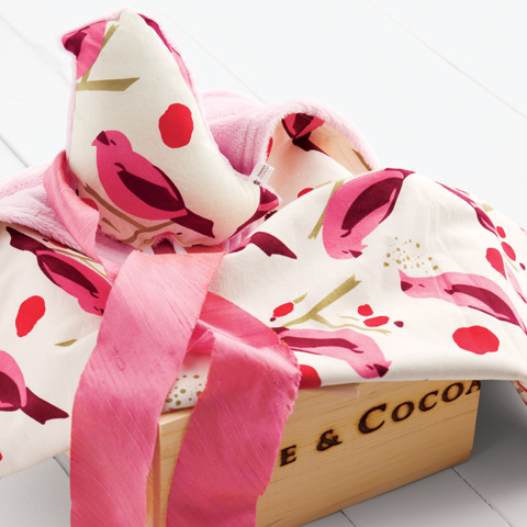 Modern Bird Blanket & Snuggle
